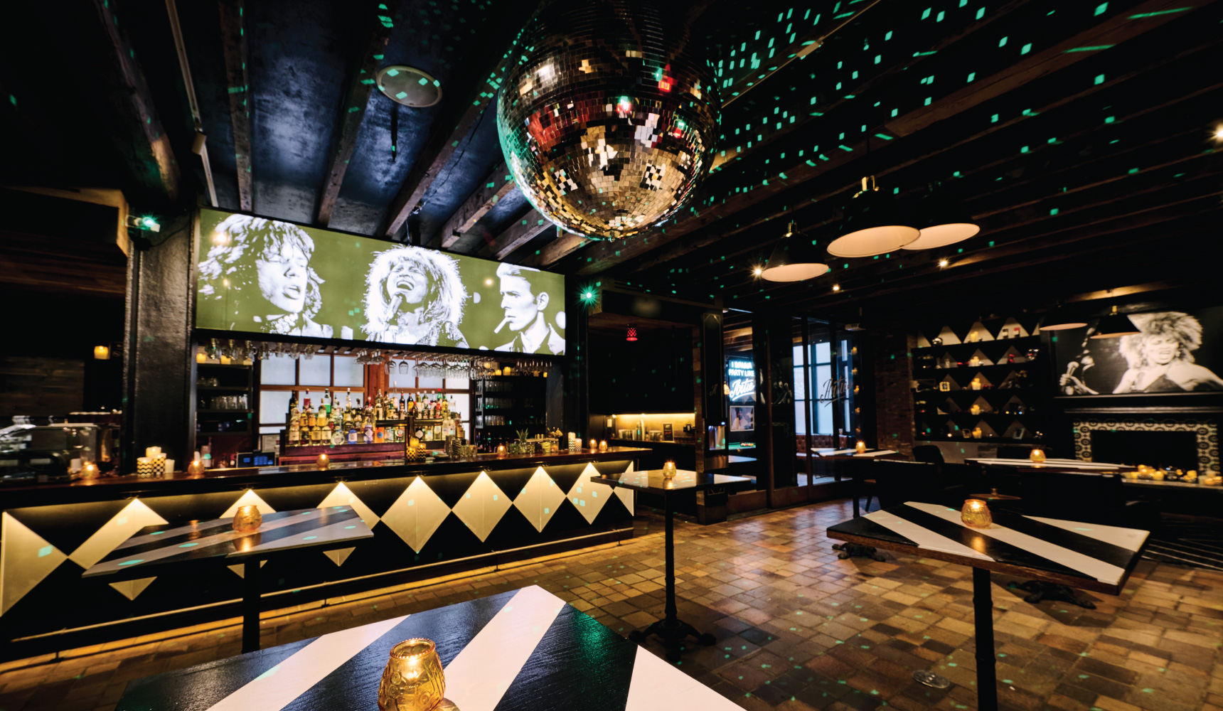 Interior Photography for Artie's backroom & Rooftop