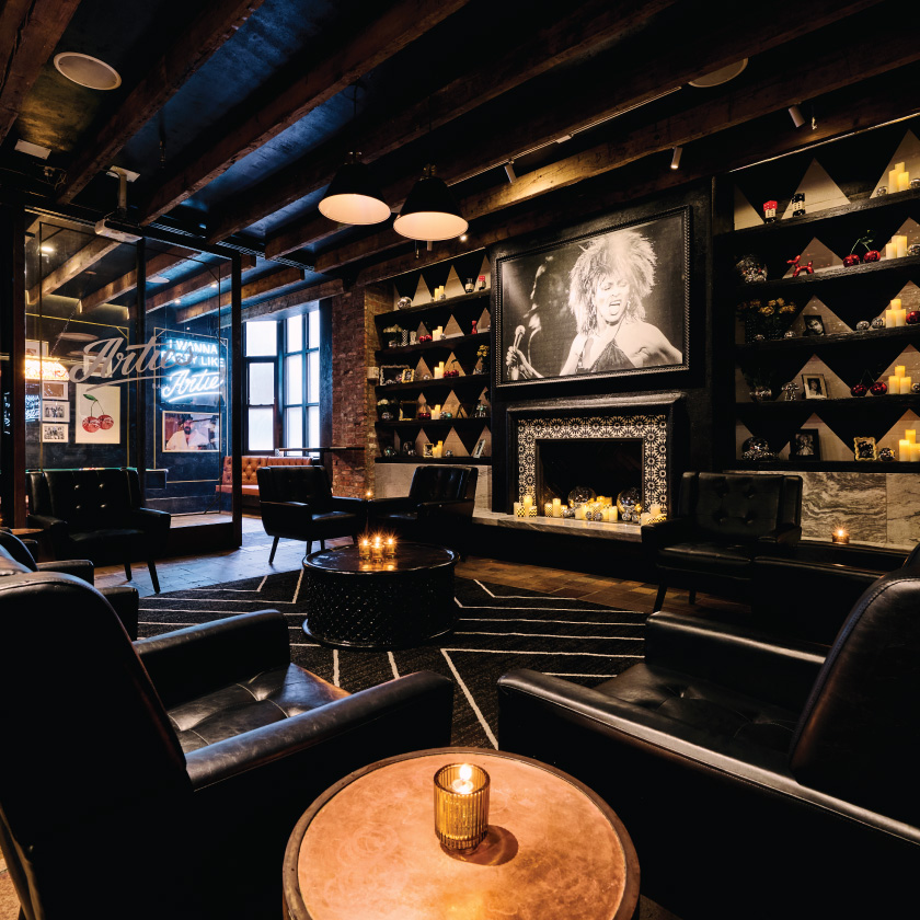 Interior Photography for Artie's backroom & Rooftop