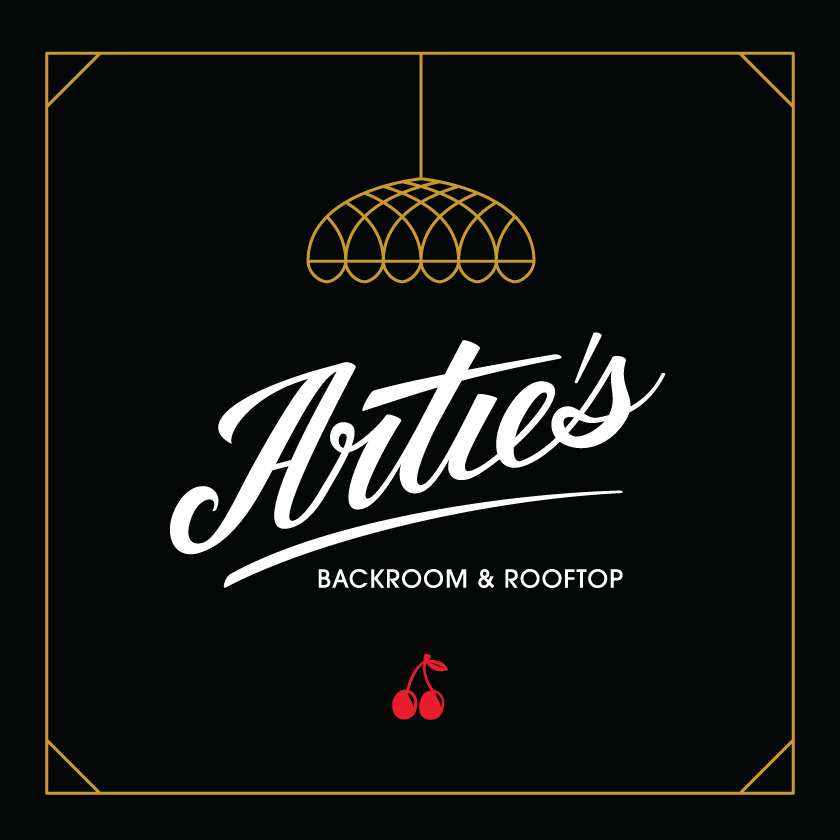 Logo & Identity Design for Artie's backroom & Rooftop