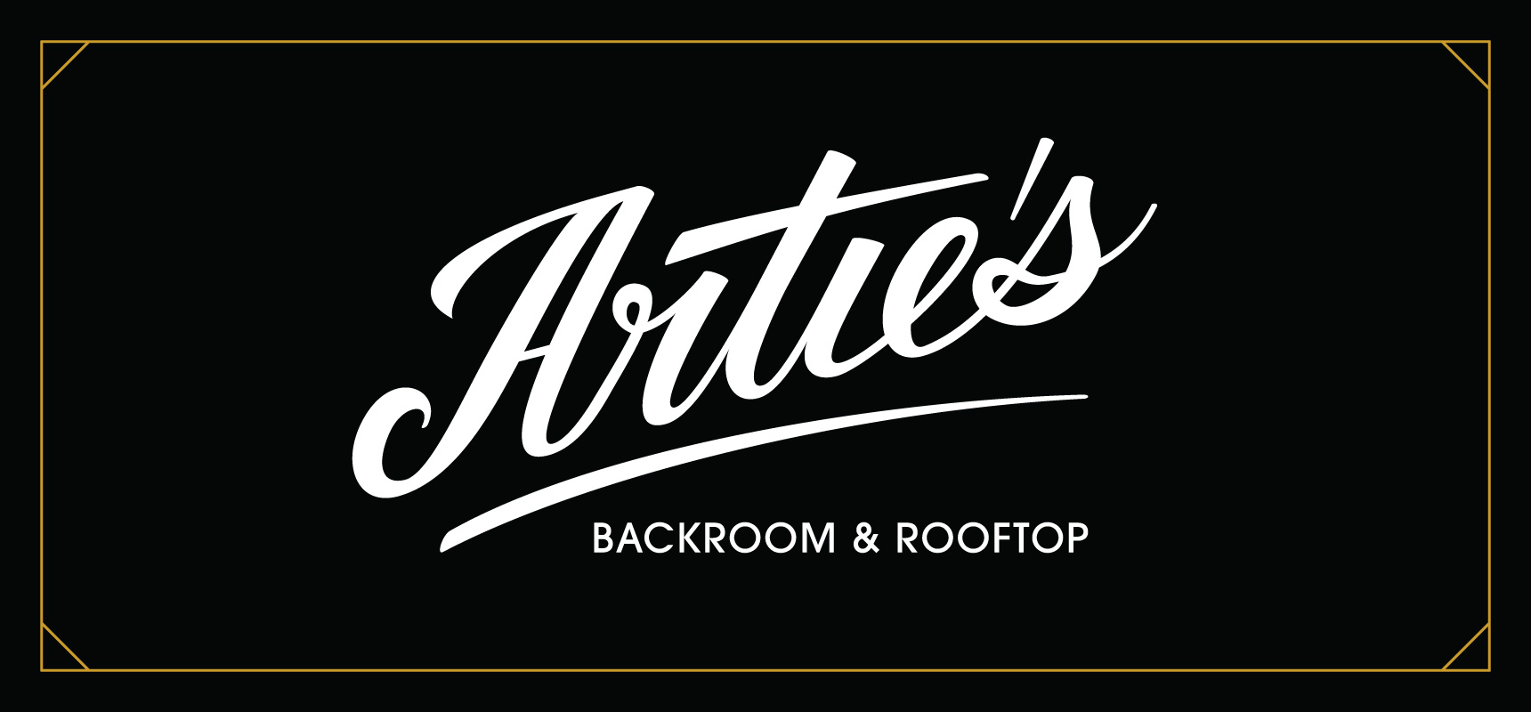 Logo Design for Artie's backroom & Rooftop