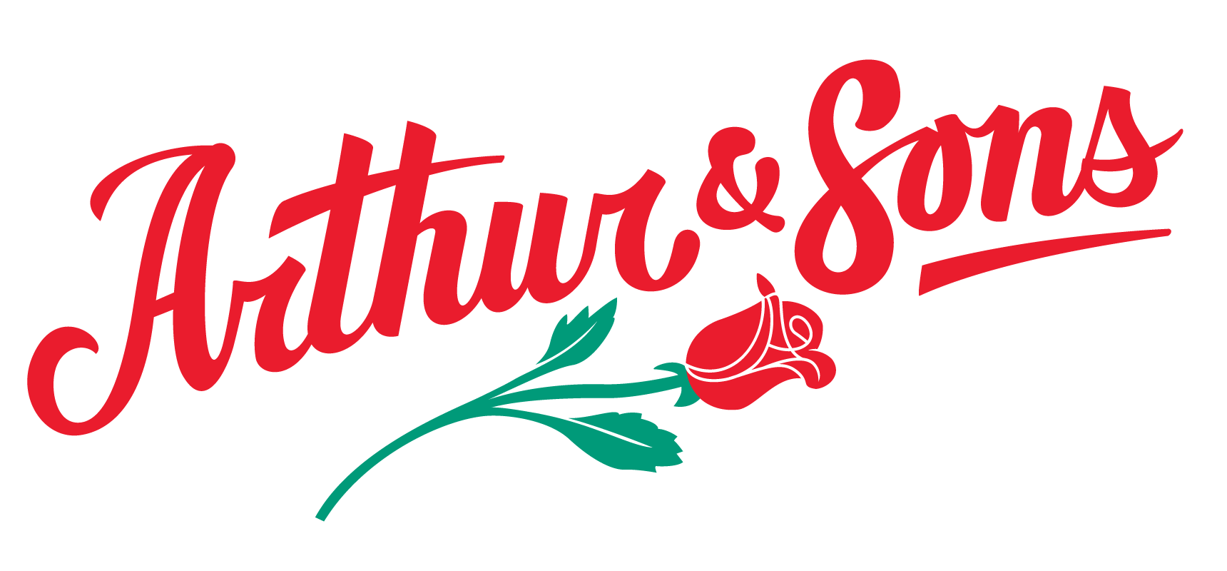 Arthur & Sons Logo with Rose
