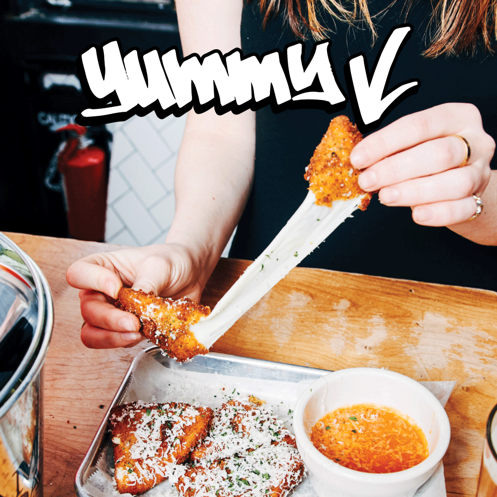 Black Tap Craft Burgers & Beer Photography and Typography