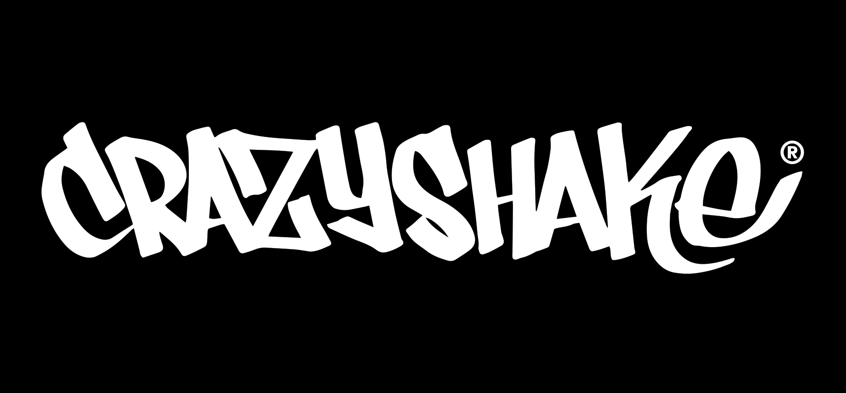 Crazyshake custom wordmark