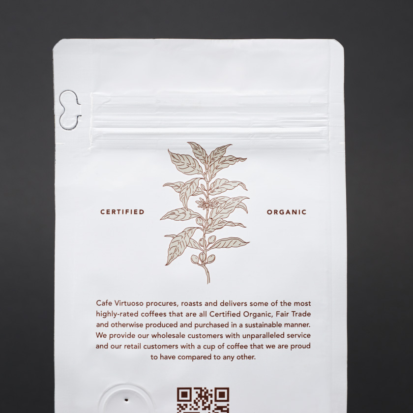 Packaging design & Photography for Cafe Virtuoso