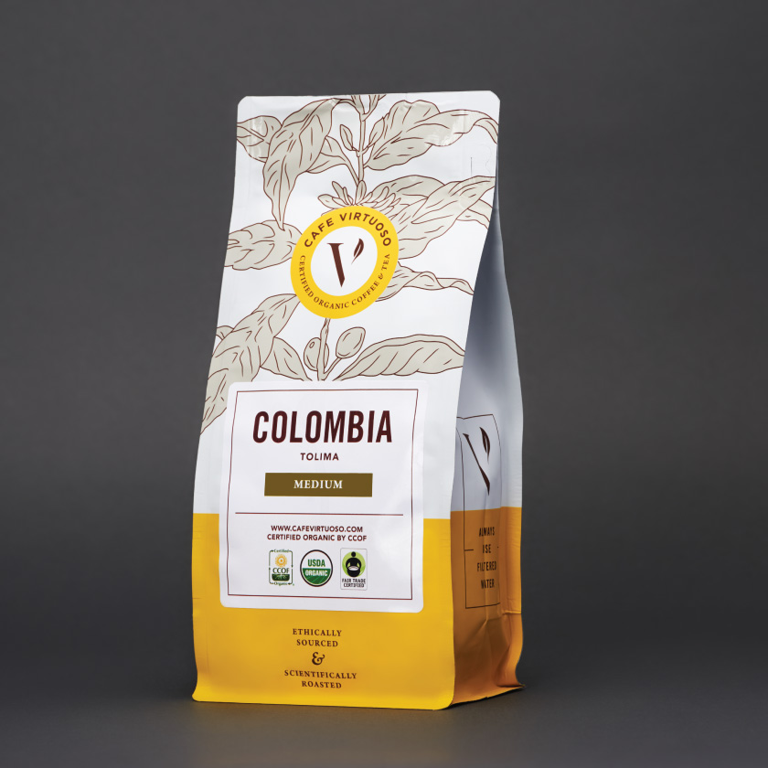 Packaging design & Photography for Cafe Virtuoso