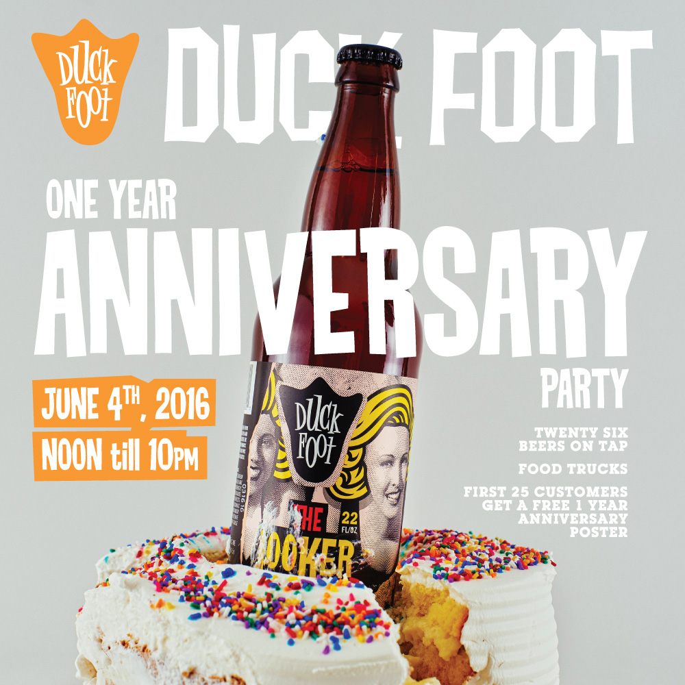 Duck Foot Brewing Co Design & Photography