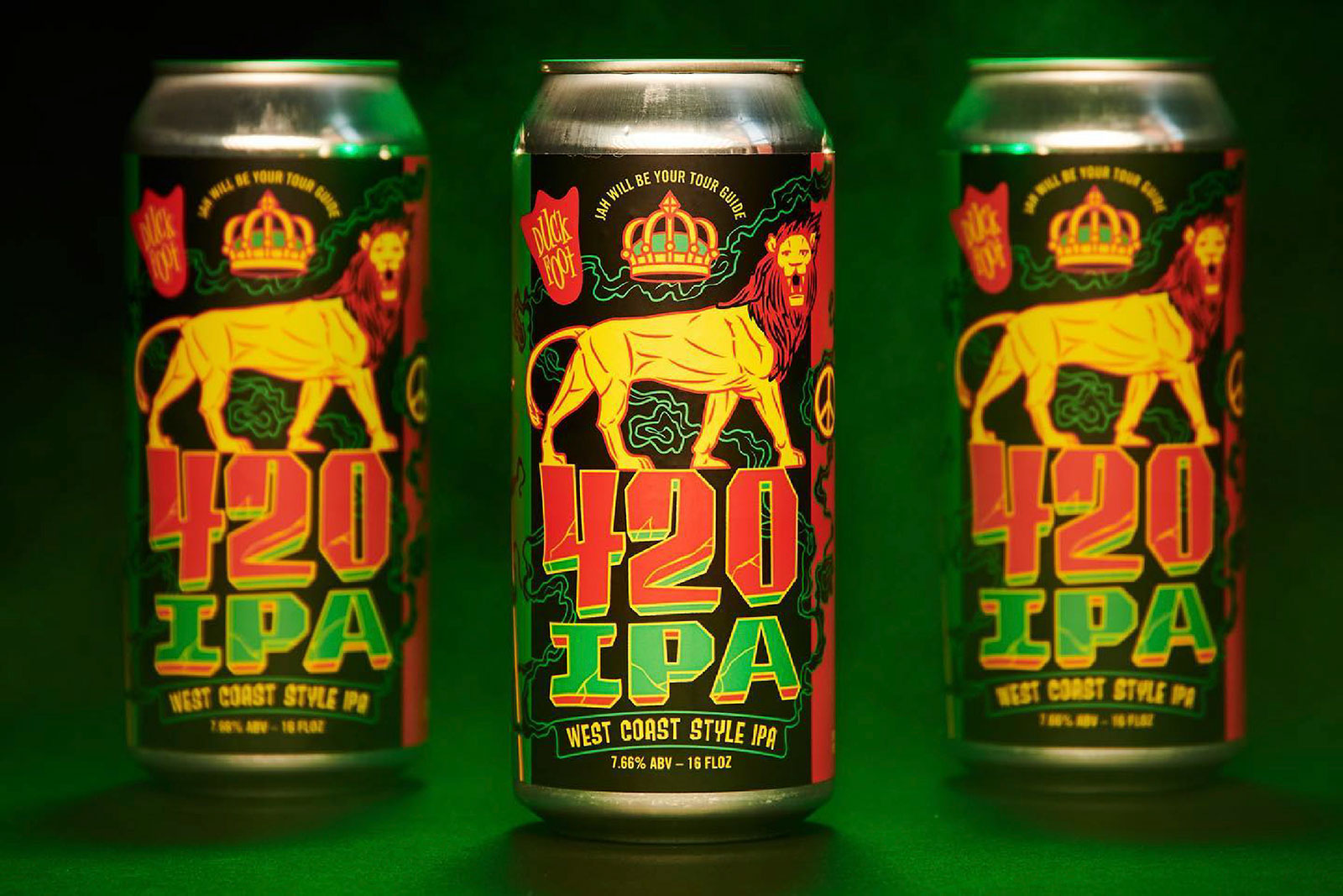 Duck Foot Brewing Co Beer Label Design