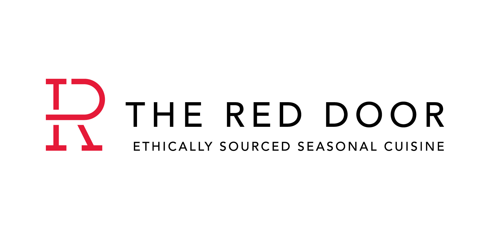 Logo and wordmark design for The Red Door