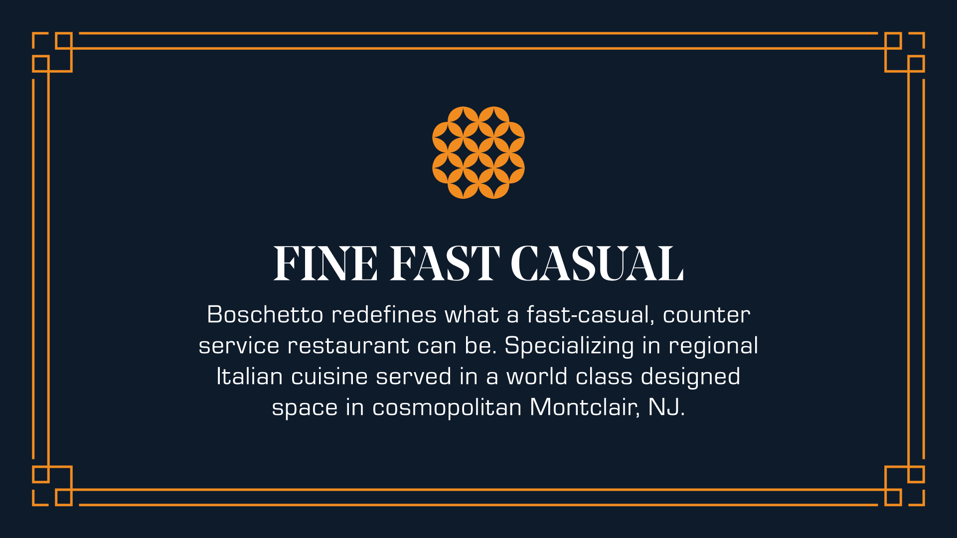 Boschetto overview message